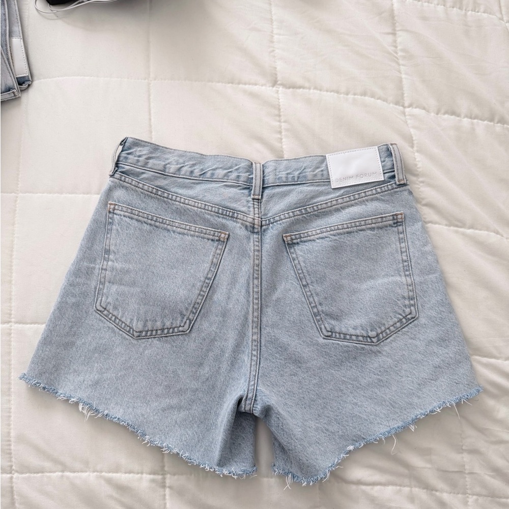 Denim Forum The Ex-boyfriend Hi Mid-thigh Shorts 15 Yrs Brl Thr Bleu - Picture 5 of 10